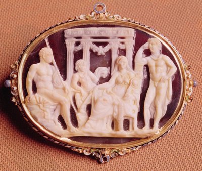 Camee van Iphigenia in Aulis, 27 v.Chr.-14 n.Chr. door Roman Imperial Period